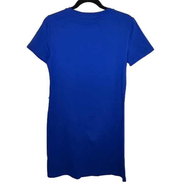 CALVIN KLEIN LOGO T-SHIRT DRESS SZ S BLUE - Picture 3 of 11